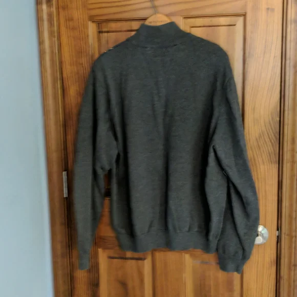 Arrow Men's 1/4 Zip Grey Sweater Sz XXL - Picture 2 of 4